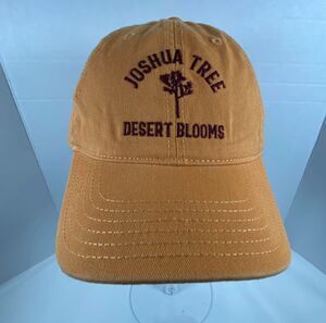 Joshua Tree Desert Blooms Hat Mustard Yellow Embroidered Mighty Fine Dad Cap OSF